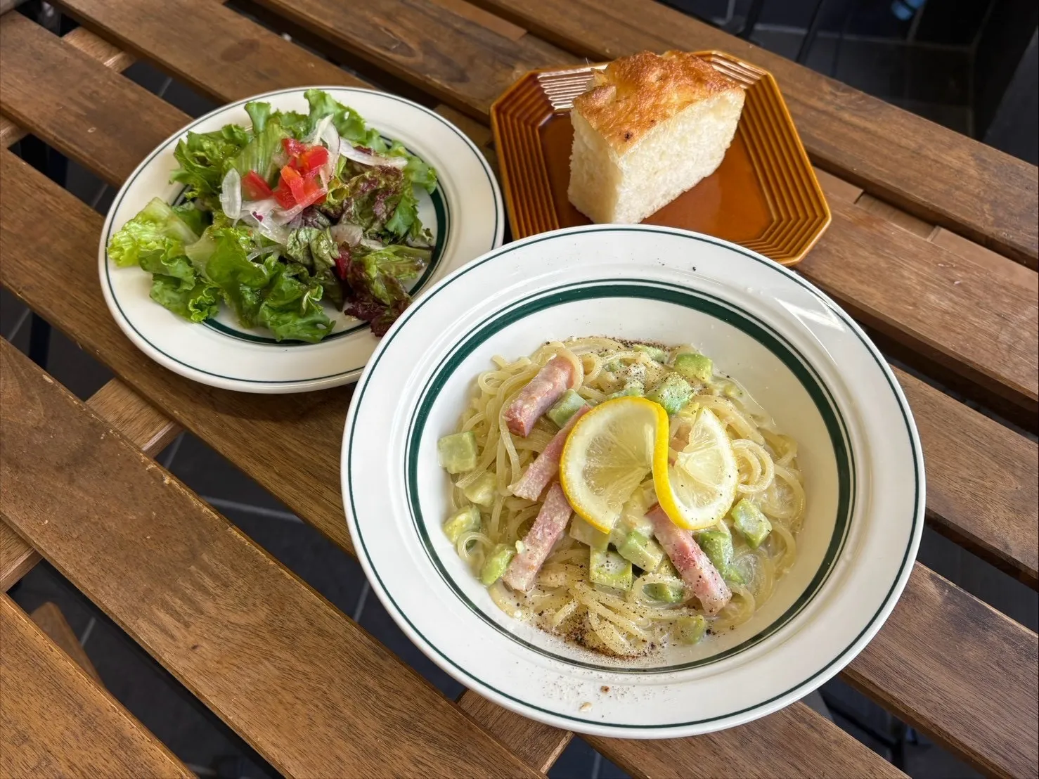 本日からの生パスタランチ